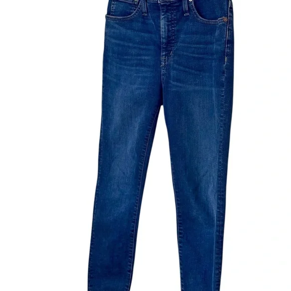 MADEWELL High Rise Skinny Jeans Size 28 Petite - Picture 4 of 6